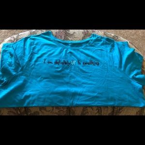 Rhinestone blinged T-shirt